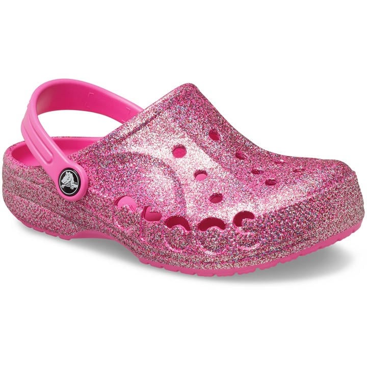 Crocs Boys Pink Baya Clogs Childrens Size 2