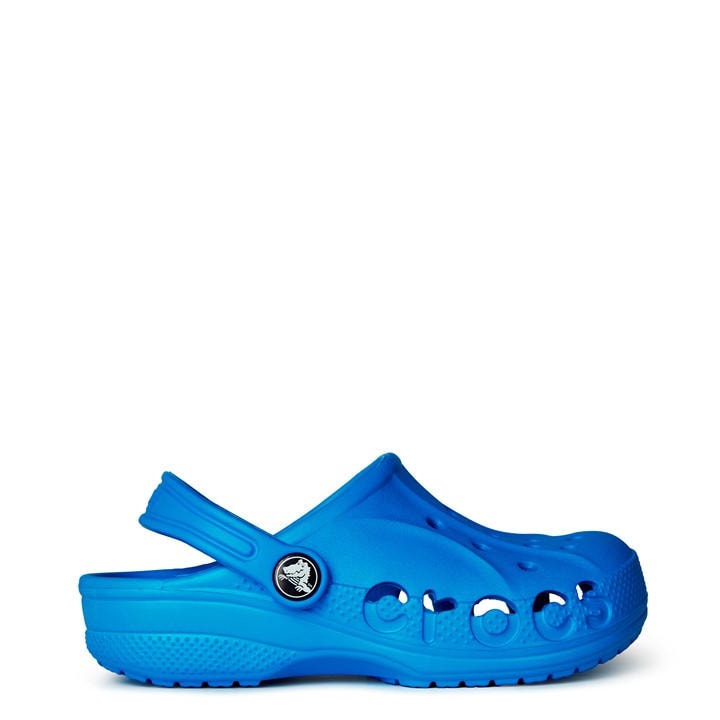 Crocs Boys Blue Baya Clogs  in Size C11, Sports Direct