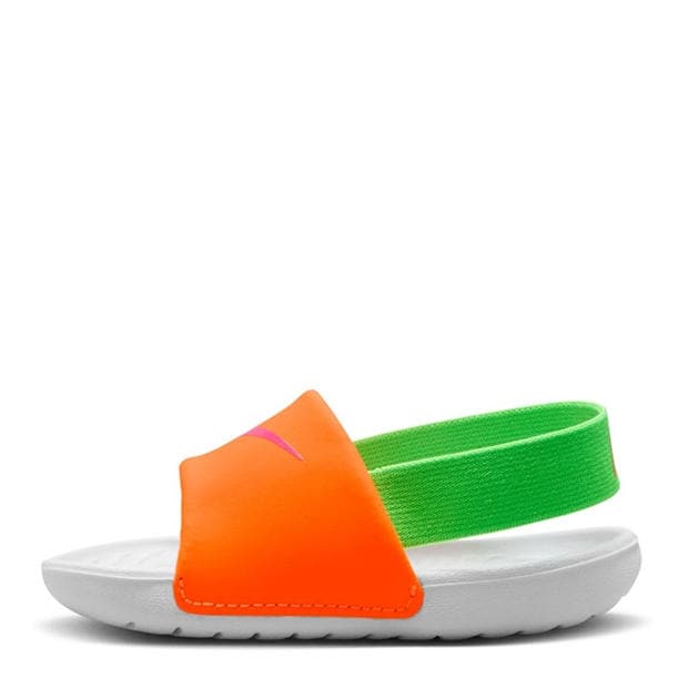 Orange/Hyp Pink - Nike - Kids' Pool Sliders