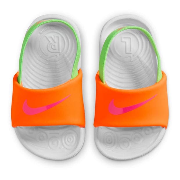 Orange/Hyp Pink - Nike - Kids' Pool Sliders