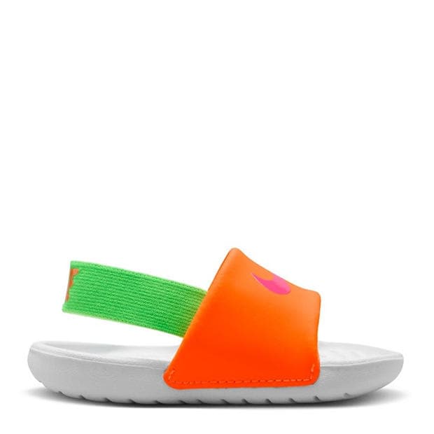 Orange/Hyp Pink - Nike - Kids' Pool Sliders