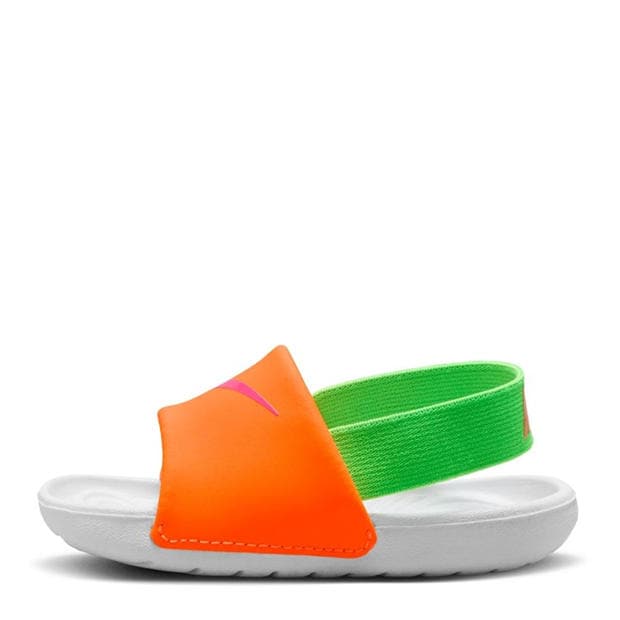 Orange/Hyp Pink - Nike - Kids' Pool Sliders