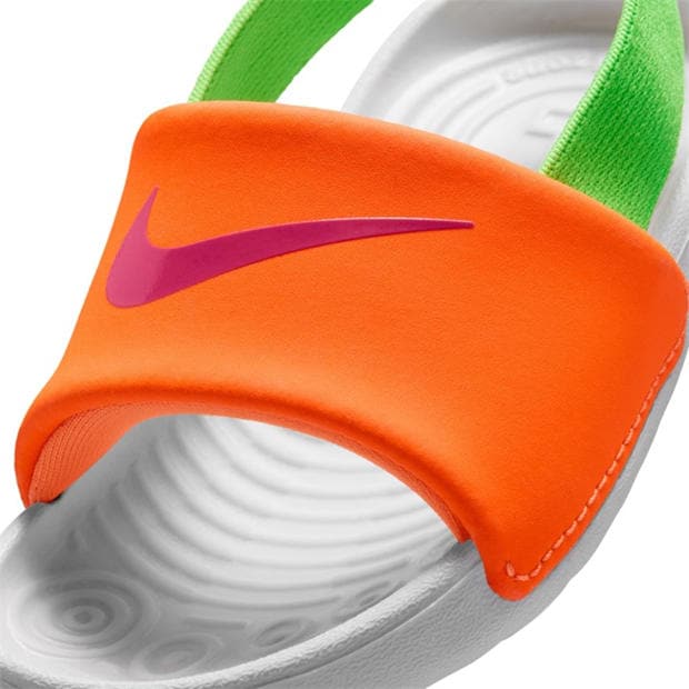 Orange/Hyp Pink - Nike - Kids' Pool Sliders