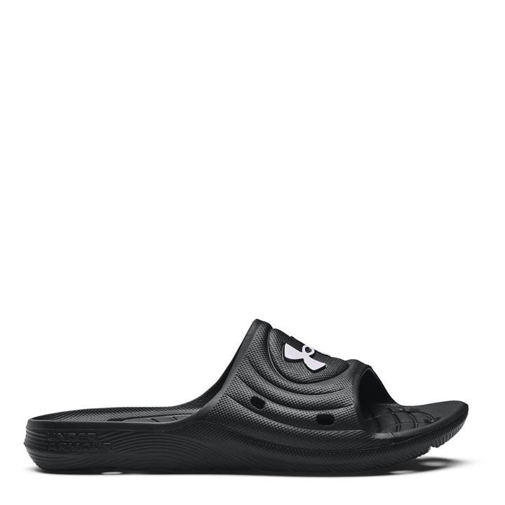 Under Armour Boys Black Armour Ua B Locker Iv Sl Sliders C13.5