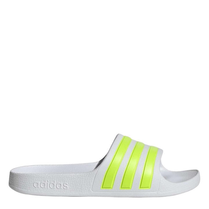 Adidas  Kids White Kids' Adilette Aqua Slider in Size C11, Sports Direct