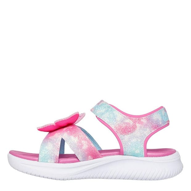Pink Sparkle - Skechers - Kids' Flat Sandals