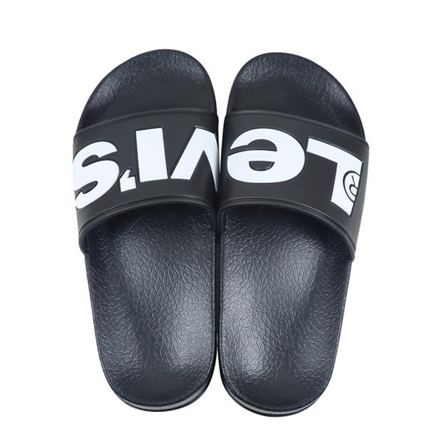 Black 0003 - Levis - Unisex Kids June Pool Sliders