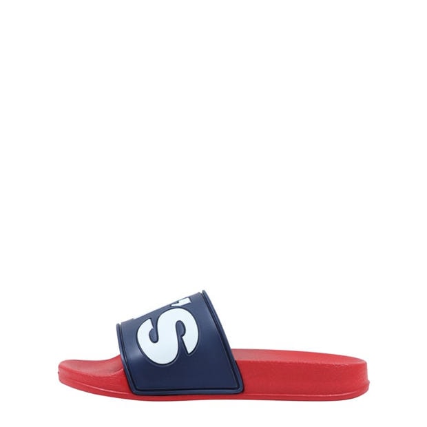 Nvy/Red 0290 - Levis - Unisex Kids June Pool Sliders
