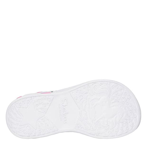 Lavender - Skechers - Skechers Lighted Unicorn Dreams Sandal Flat Sandals Girls