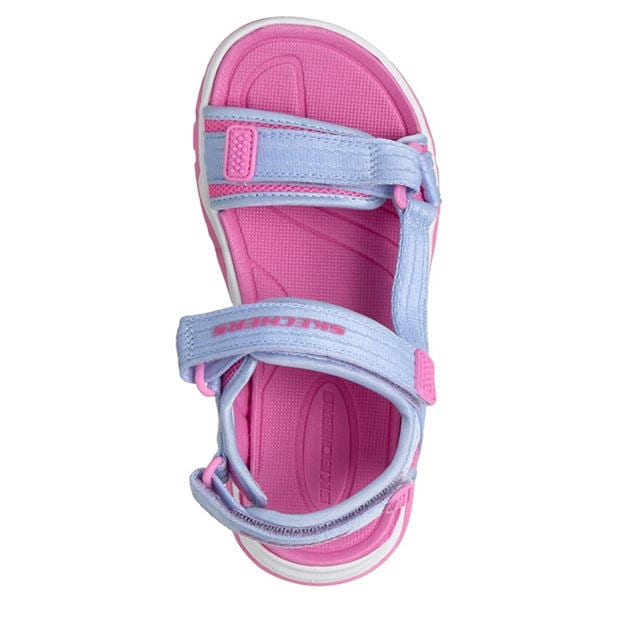 Lavender/Pink - Skechers - Kids' Flat Sandals