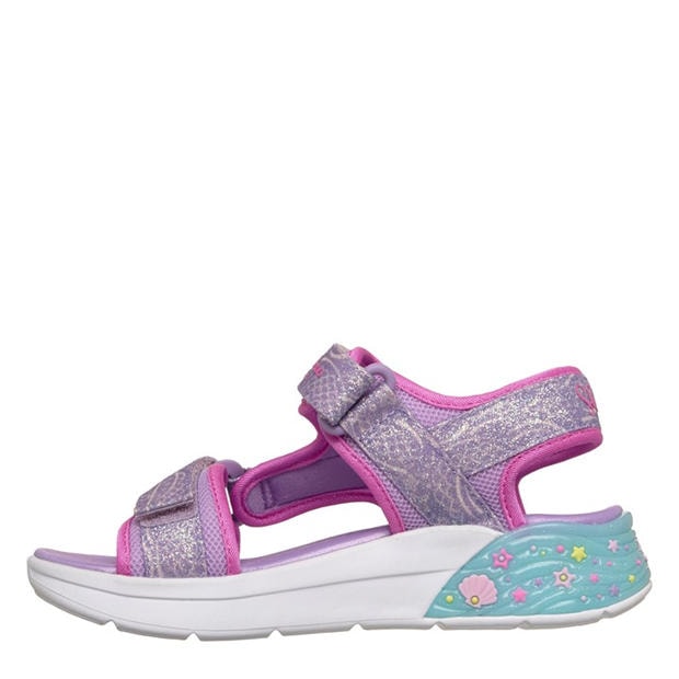 Lavender/Multi - Skechers - Kids' Flat Sandals