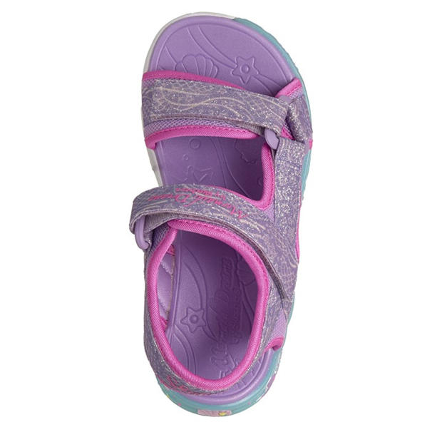 Lavender/Multi - Skechers - Kids' Flat Sandals