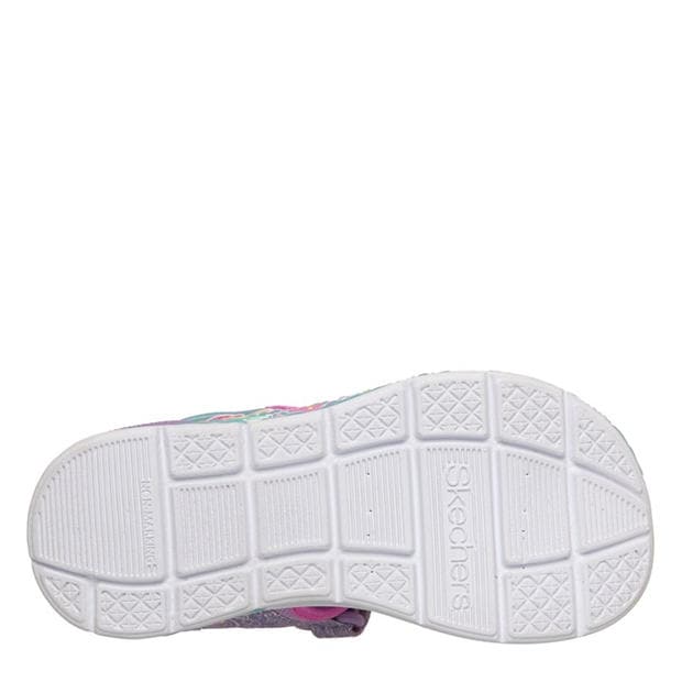 Lavender/Multi - Skechers - Kids' Flat Sandals