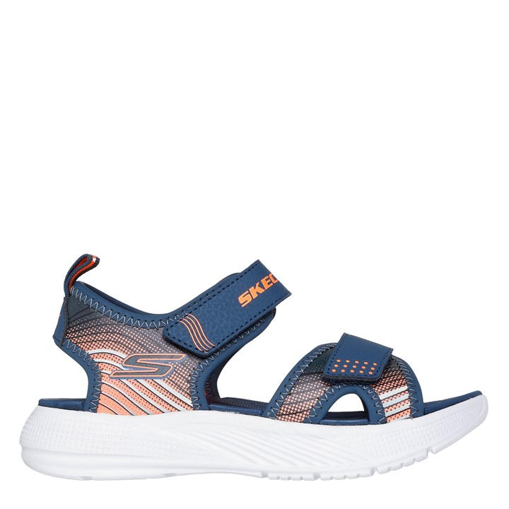 Skechers Boys  Lightweight Sandal W Linear Details Flat Sandals in Size C13, Sports Direct