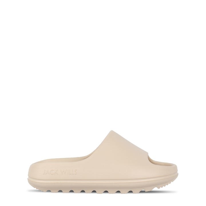 Jack Wills Boys Cream Chunky Sliders  in Size C10, Sports Direct