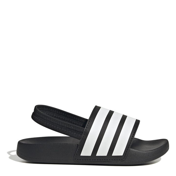 Adidas Boys Black Adilette Estrap Slides Kids in Size C13, Sports Direct