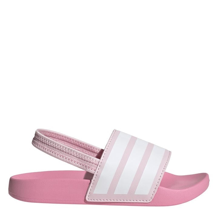 Adidas Boys Pink Adilette Estrap Slides Kids in Size C10, Sports Direct