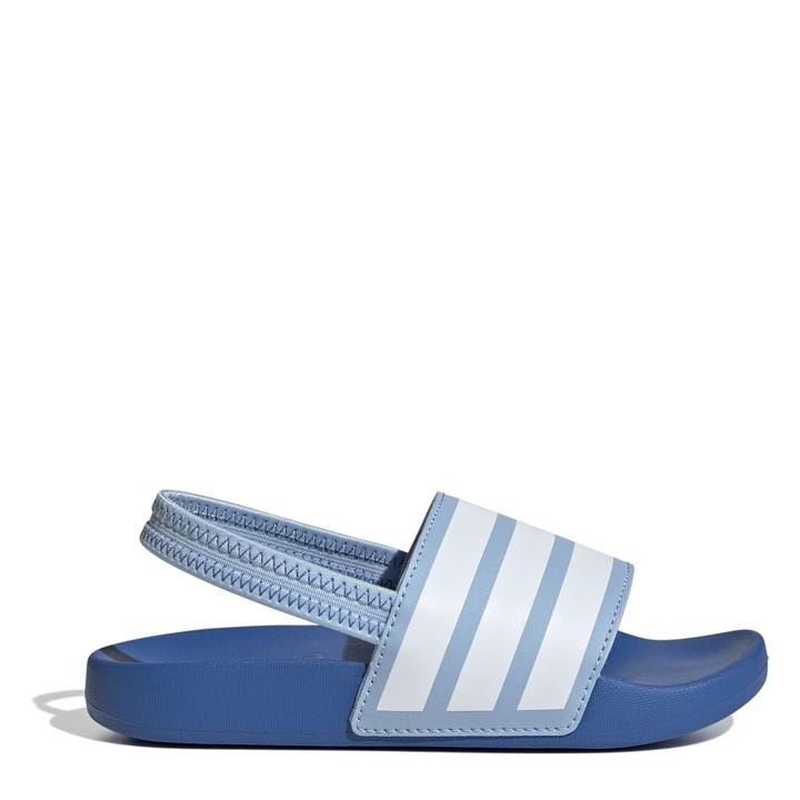 Adidas Boys Blue Adilette Estrap Slides Kids in Size C13, Sports Direct