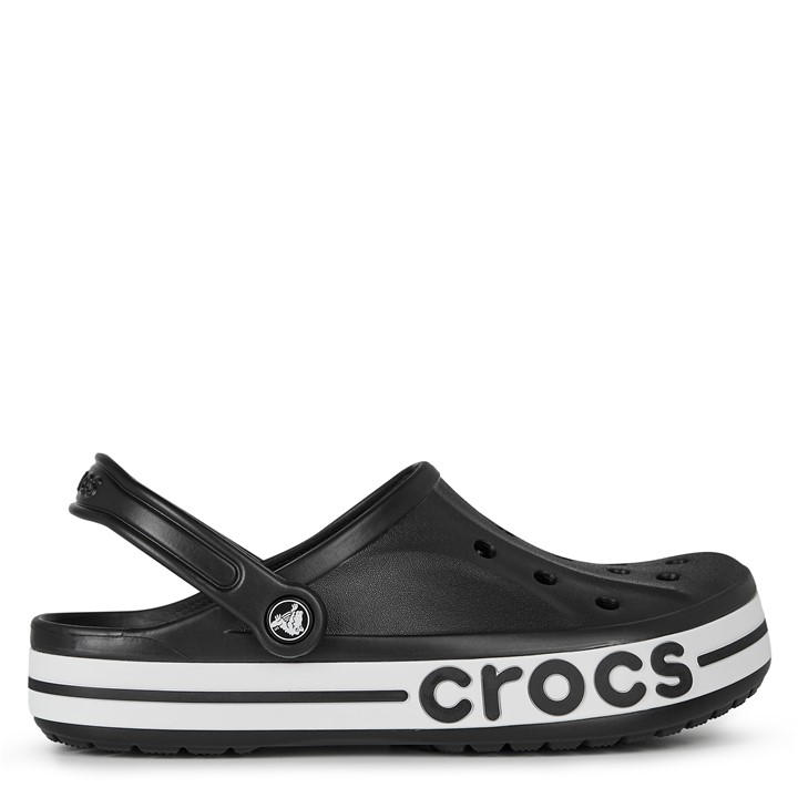Crocs  Black Bayaband Clog  in Size 9, Sports Direct