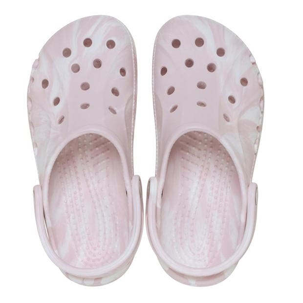 Pink Marble - Crocs - Baya Clog Womens