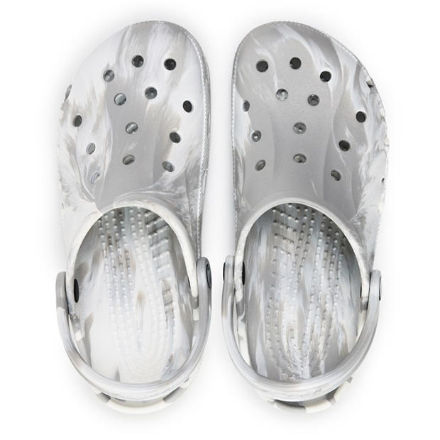 White Marble - Crocs - Baya Clog Womens