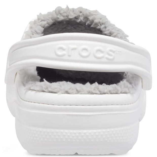 White/Grey - Crocs - Baya Lined Clog Womens