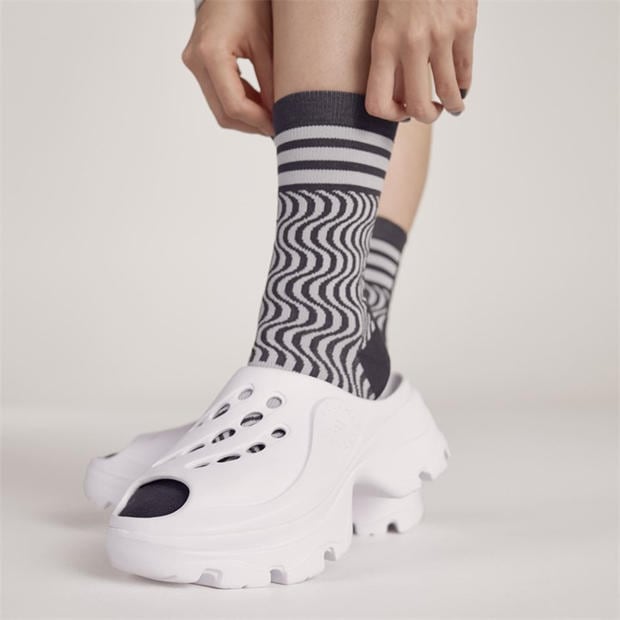 White - adidas by Stella McCartney - Women's Slip-On Clogs