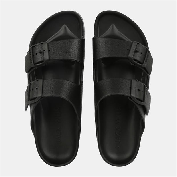 Black - Jack Wills - Two Strap Sandals Womens