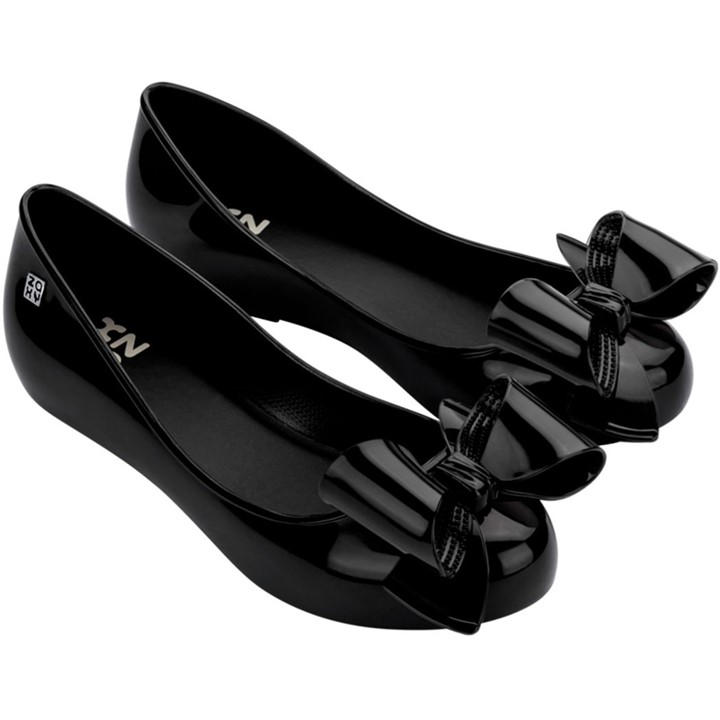 Zaxy Women's Black Ballet Pumps in Size 4, Sports Direct