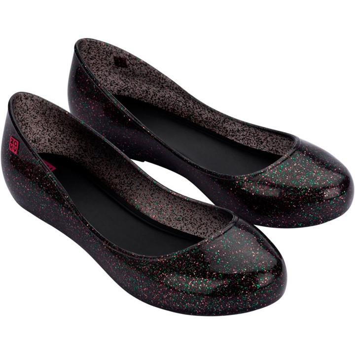 Zaxy Women's Black Ballet Pumps in Size 7, Sports Direct