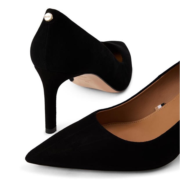 Black - Boss - Women's Janet Pump Stiletto Heeled Sandals