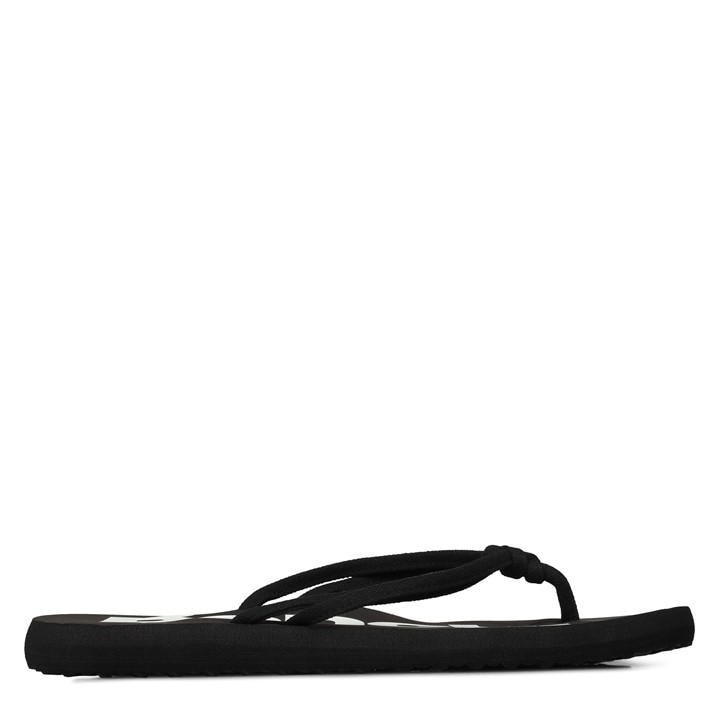 Bench Women's Black Invisia Flat Sandal in Size 6, Sports Direct