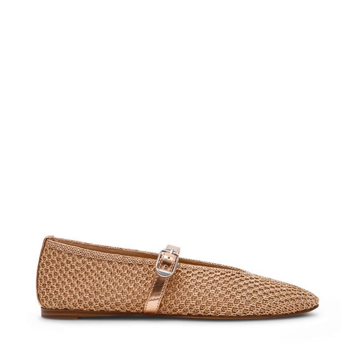 Steve Madden Women's Gold Ballet Pumps in Size 5, Sports Direct