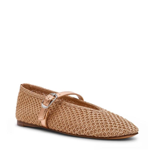 Rose Gold - Steve Madden - Women's Ballet Pumps