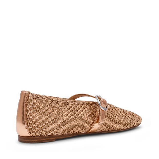 Rose Gold - Steve Madden - Women's Ballet Pumps