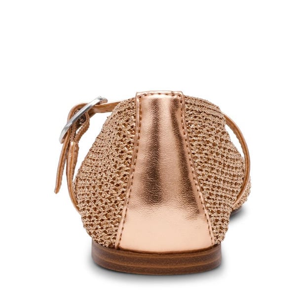 Rose Gold - Steve Madden - Women's Ballet Pumps