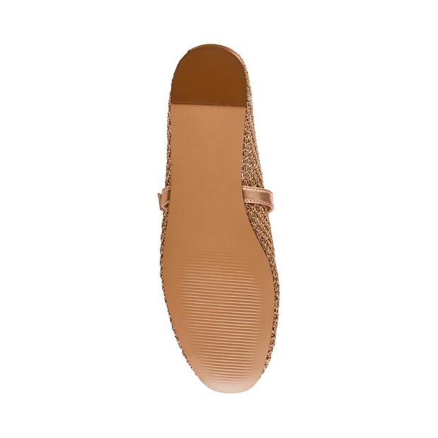 Rose Gold - Steve Madden - Women's Ballet Pumps