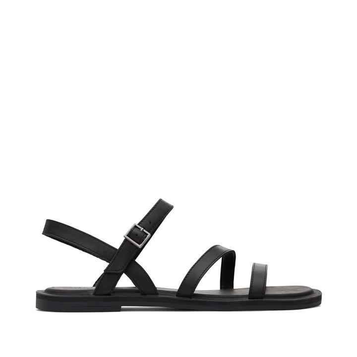 Toms Women's Black Flat Sandals in Size 5.5, Sports Direct