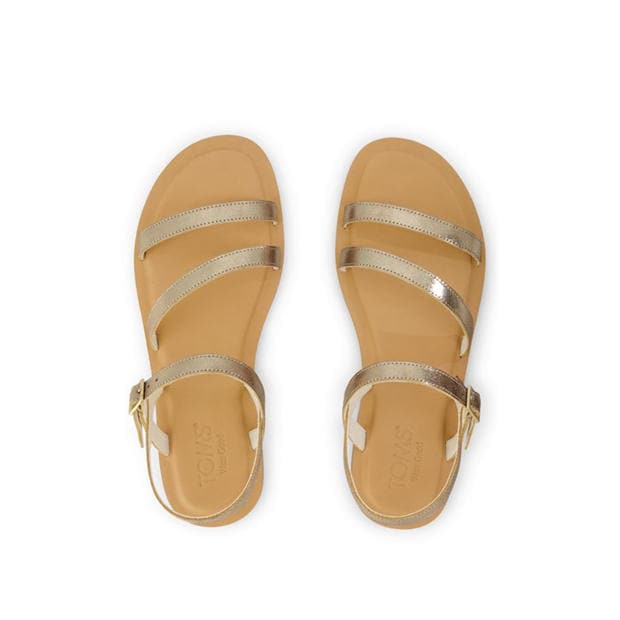Gold - Toms - Women's Flat Sandals