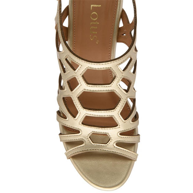 Gold - Lotus Shoes - Women's Rhi Wedge