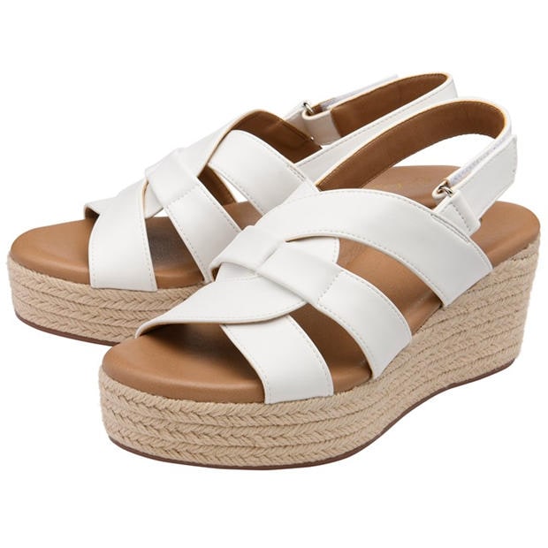 White - Lotus Shoes - Women's Reina Wedge