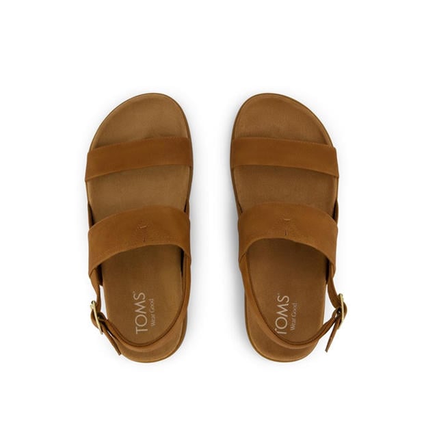 Medium Brown - Toms - Women's Flatform Sandals