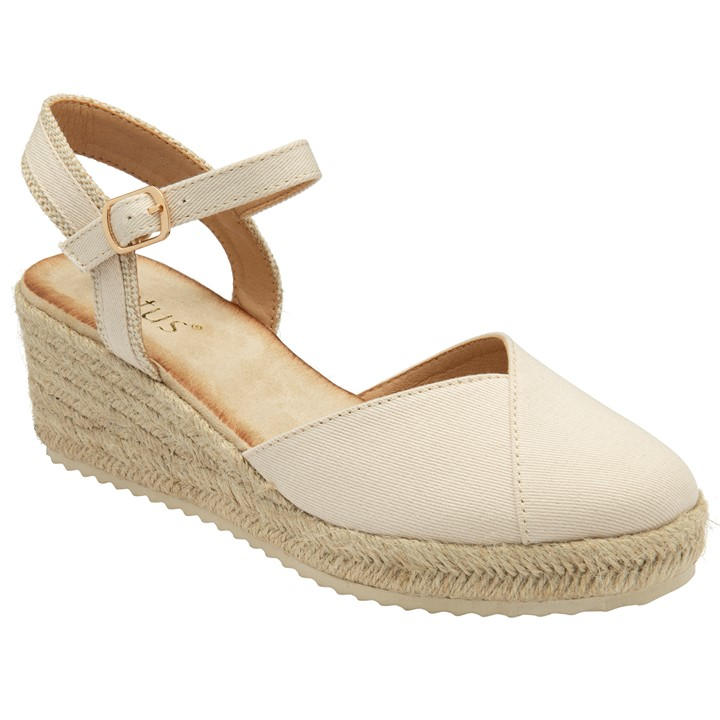 Lotus Shoes Women's Nude Bronya Espadrille in Size 7, Sports Direct