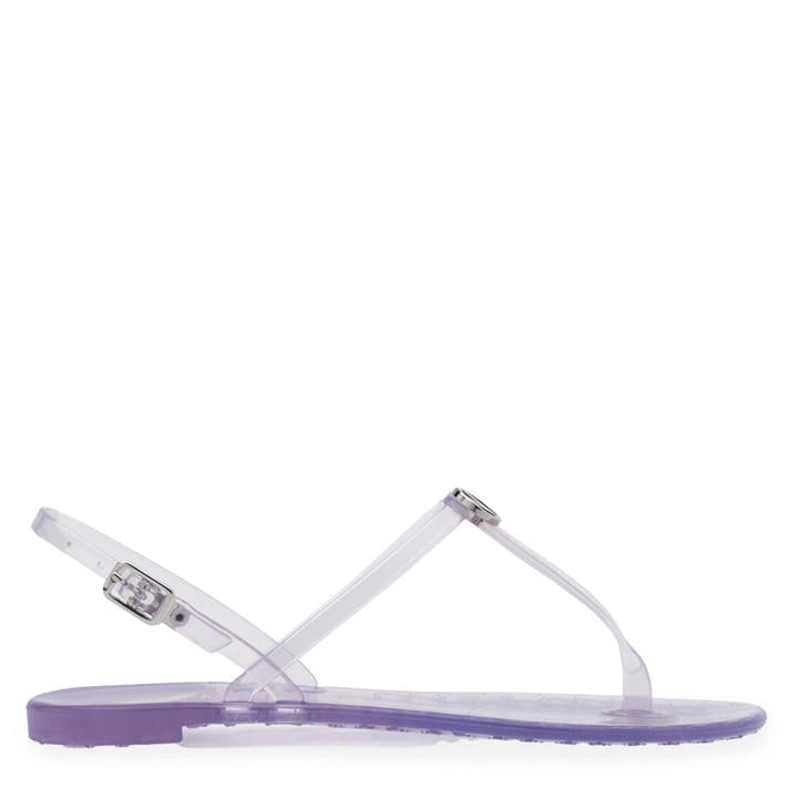 Valentino Women's White Jally Designer Flat Sandals in Size 3, Sports Direct