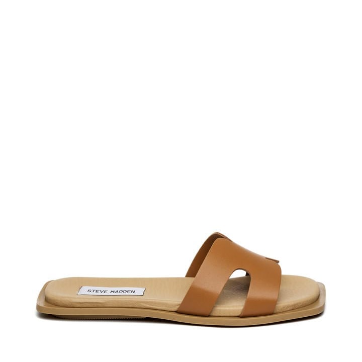 Steve Madden Women's Brown Flat Sandals in Size 4, Sports Direct