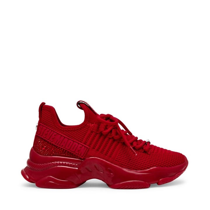 Steve Madden Women's Red Maxilla-R-E Trainers in Size 5, Sports Direct