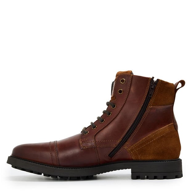 Tan - Dune London - Men's Biker Boots