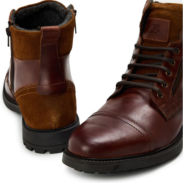 Tan - Dune London - Men's Biker Boots
