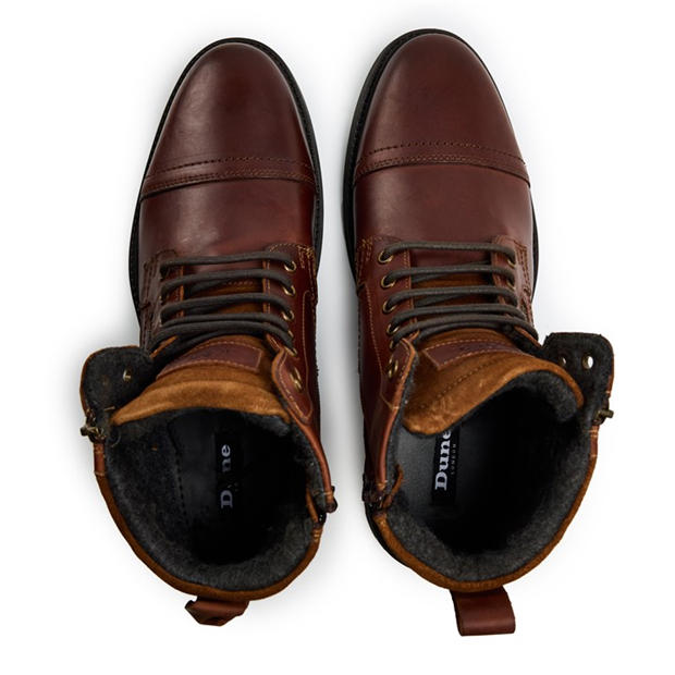 Tan - Dune London - Men's Biker Boots