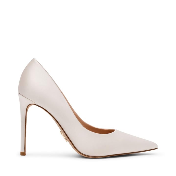 Steve Madden Women's White Thrive 100H Stiletto Court Shoes in Size 9, Sports Direct